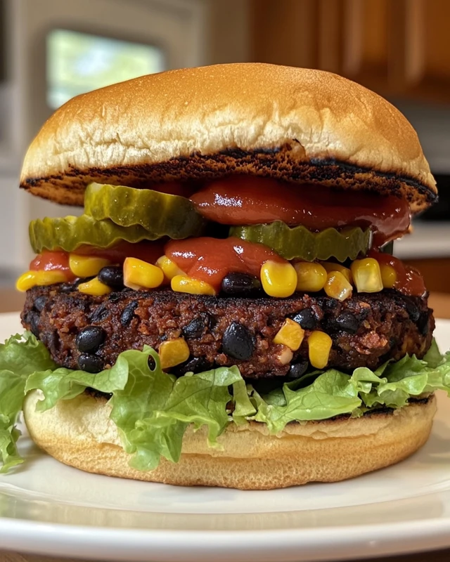 Vegetarian Fast Food Burger