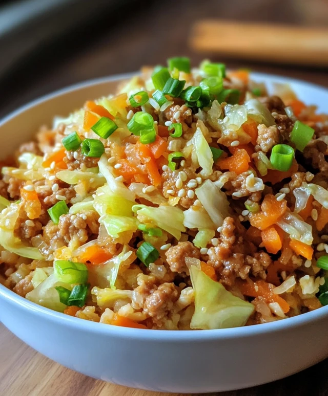 egg roll in a bowl recipe