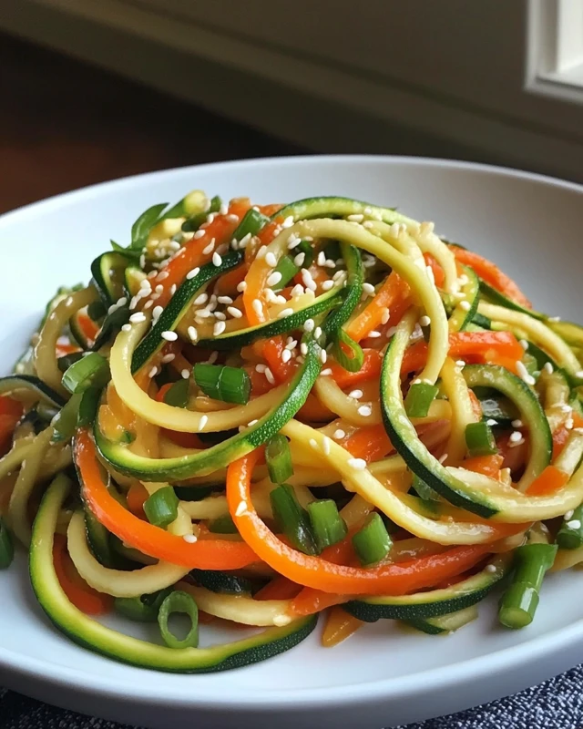 Zucchini Noodle Stir-Fry Recipe