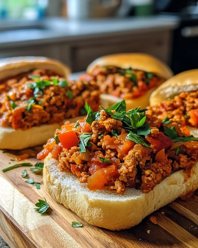 Cajun Chicken Sloppy Joes