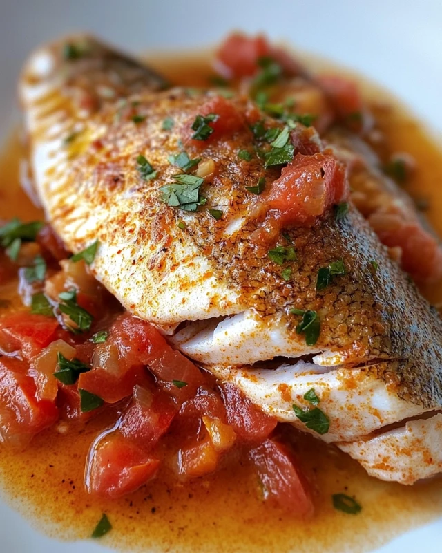 Red Snapper with Creamy Creole Sauce