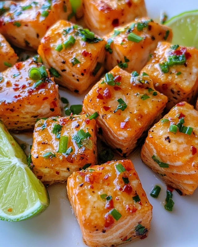 Crispy Bang Bang Salmon Bites