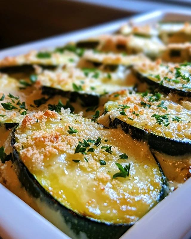 Zucchini Gratin