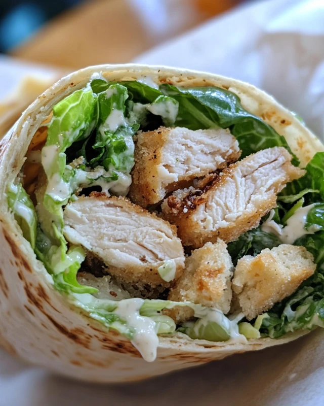 Chicken Caesar Wrap