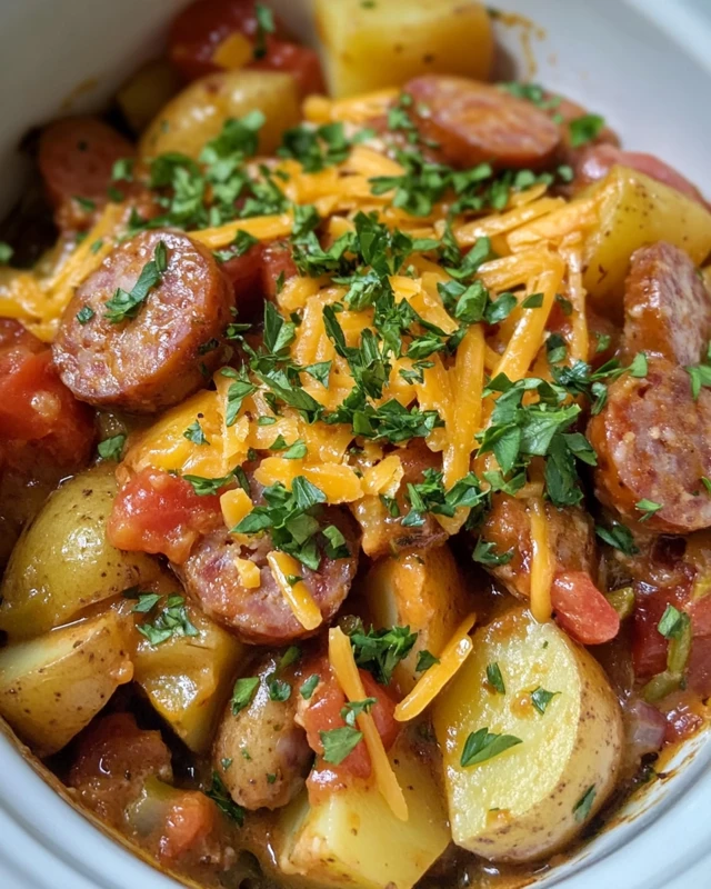 Crockpot Sausage Casserole