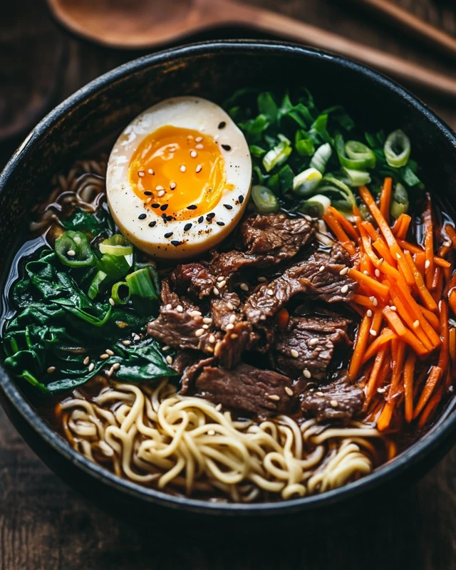 Slow Cooker Beef Ramen Noodles