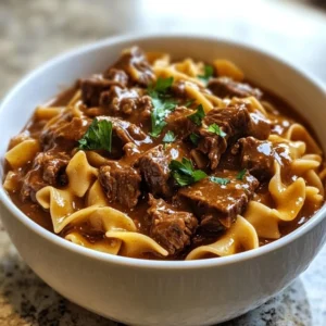 Crockpot Beef and Noodles