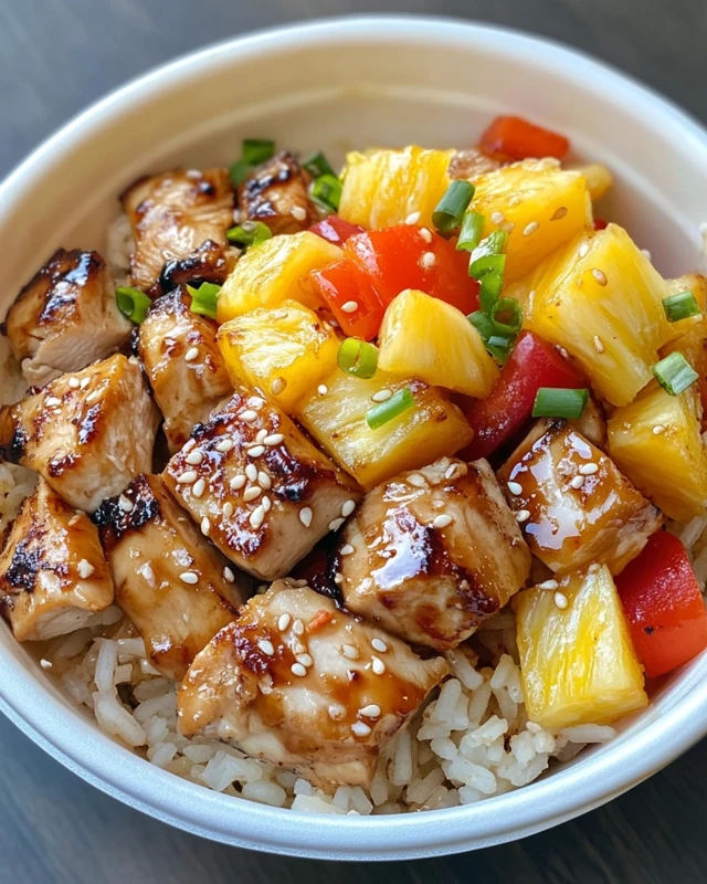 Pineapple Chicken and Rice