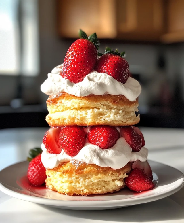 Fresh Strawberry Shortcake