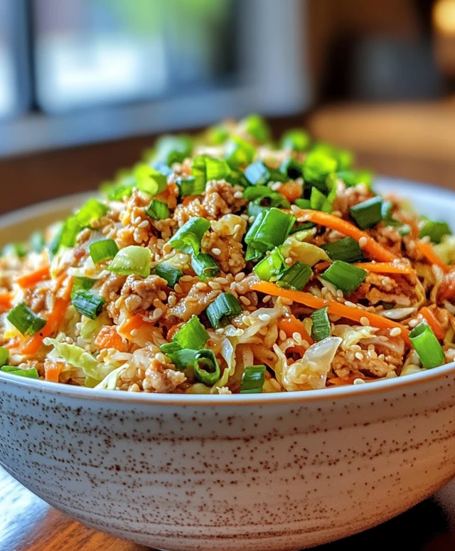 egg roll in a bowl recipe