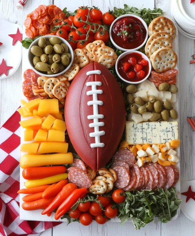 Super Bowl Charcuterie Board