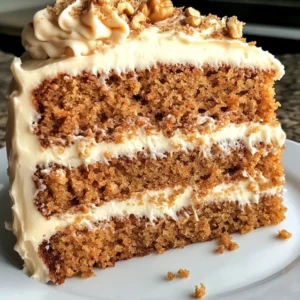 Moist Carrot Cake with Cinnamon Cream Cheese Frosting