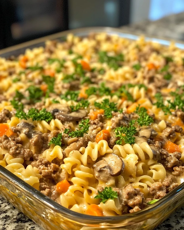 4-Ingredient Hamburger Casserole