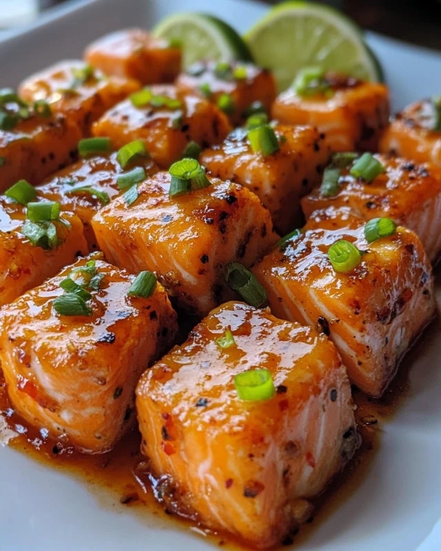 Crispy Bang Bang Salmon Bites