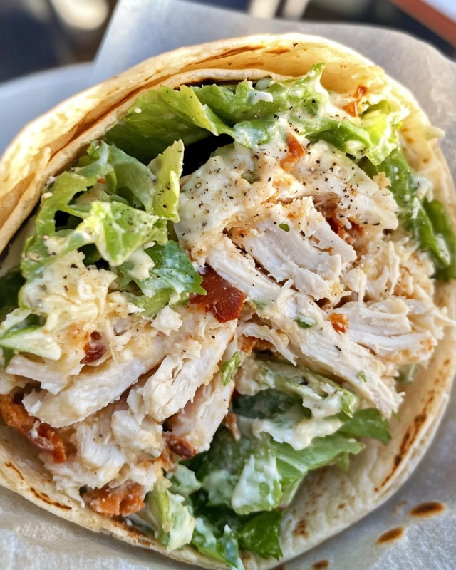 Chicken Caesar Wrap