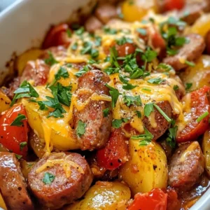 Crockpot Sausage Casserole