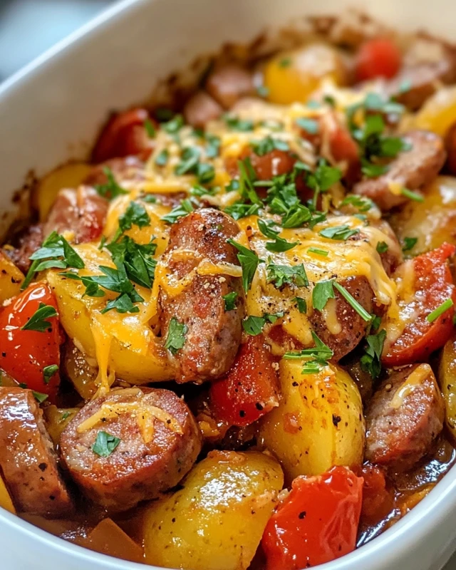 Crockpot Sausage Casserole