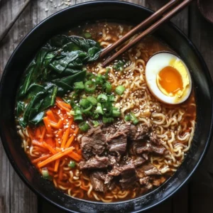 Slow Cooker Beef Ramen Noodles