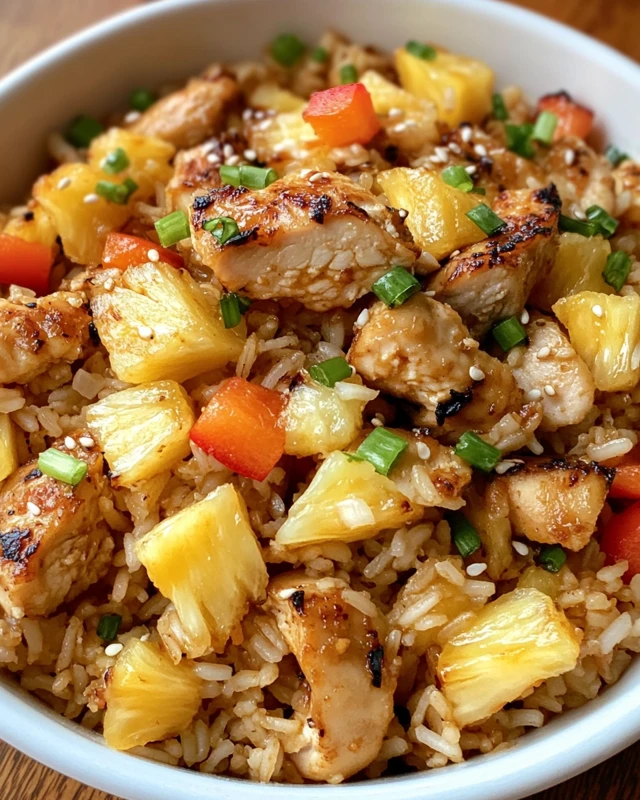 Pineapple Chicken and Rice