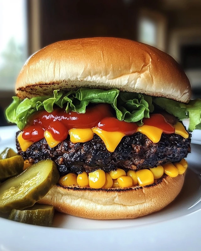 Vegetarian Fast Food Burger