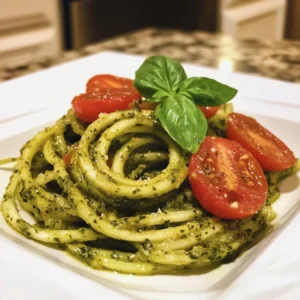 Zucchini Noodles with Pesto Sauce