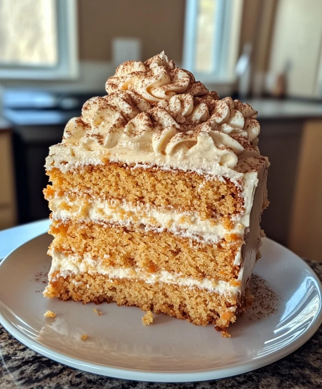 Moist Carrot Cake with Cinnamon Cream Cheese Frosting