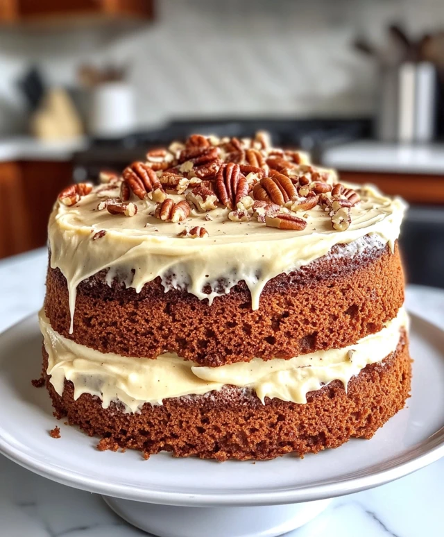 Pumpkin Spice Cake with Cream Cheese Icing