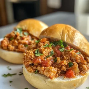 Cajun Chicken Sloppy Joes