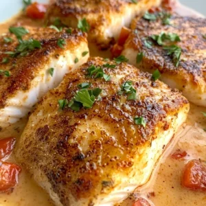 Red Snapper with Creamy Creole Sauce