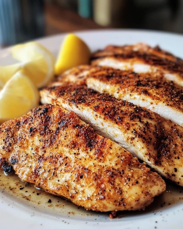 Cajun Grilled Chicken with Alabama White Sauce