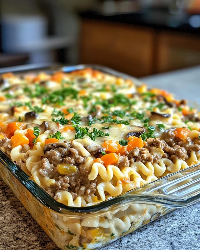 4-Ingredient Hamburger Casserole