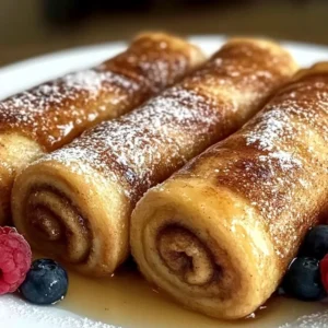 Cinnamon Roll French Toast Roll-Ups