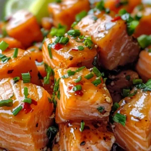 Crispy Bang Bang Salmon Bites