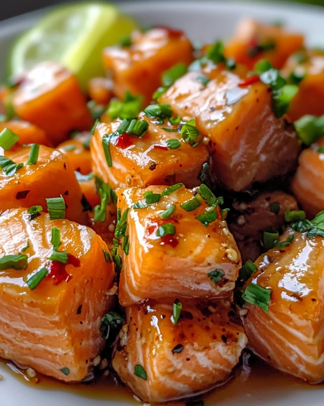 Crispy Bang Bang Salmon Bites