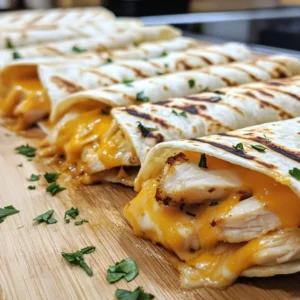 Garlic Chicken Wraps