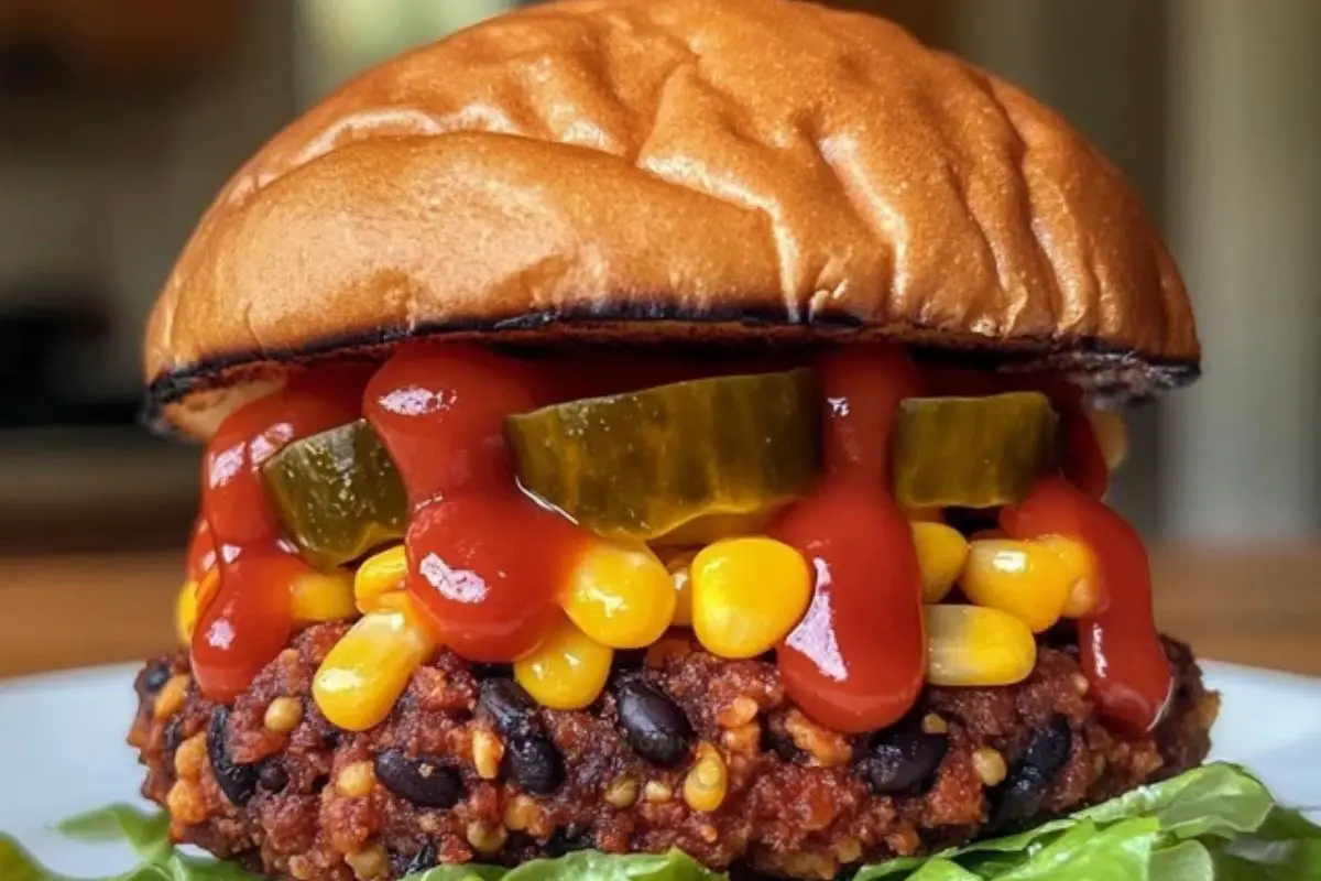 Vegetarian Fast Food Burger