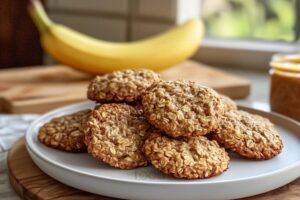 Soft Chewy Banana Oatmeal Cookies Recipe