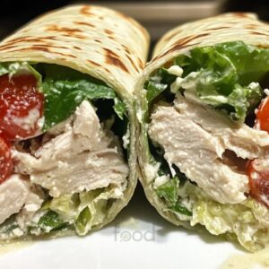 Chicken Caesar Salad Wraps