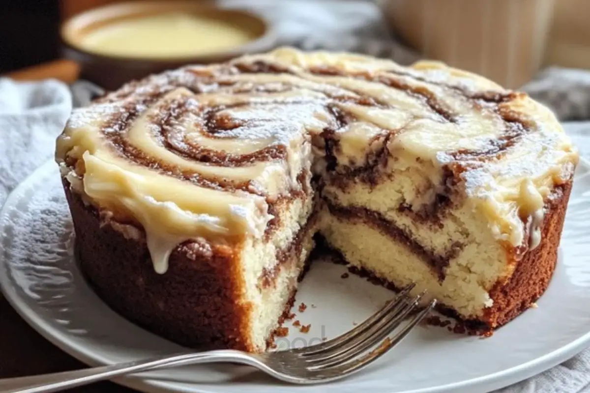 Cinnamon Roll Cake