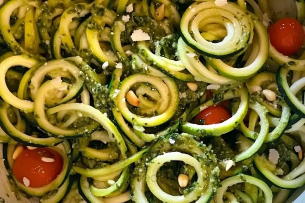 Zucchini Noodles Pesto Recipe