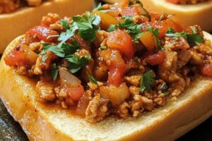 Cajun Chicken Sloppy Joes