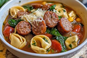 Sausage and Tortellini Soup