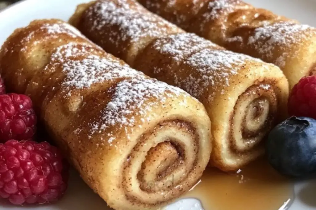 Cinnamon Roll French Toast Roll-Ups