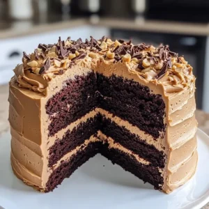 Peanut Butter Chocolate Bliss Cake Recipe