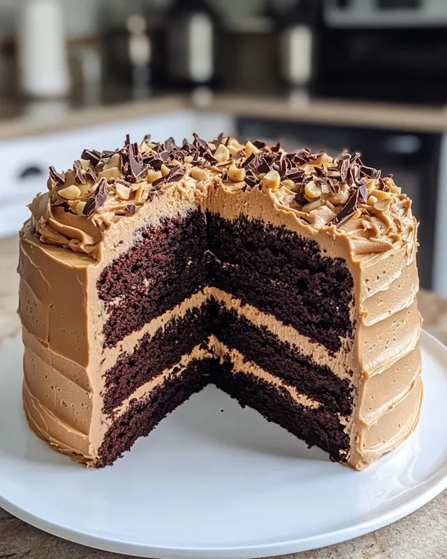 Peanut Butter Chocolate Bliss Cake Recipe