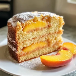 Summer Peach Cake Recipe