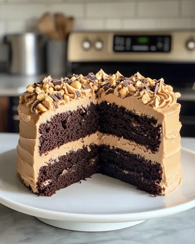 Peanut Butter Chocolate Bliss Cake Recipe