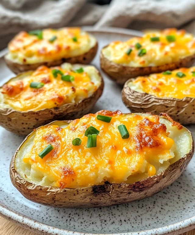 Savory Twice-Baked Potatoes