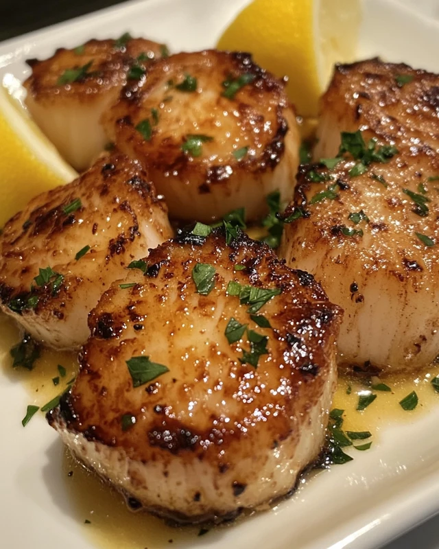 Garlic Butter Air Fryer Scallops