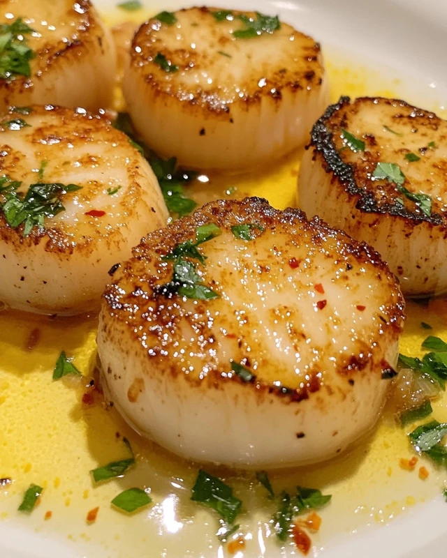 Lemon Garlic Butter Scallops